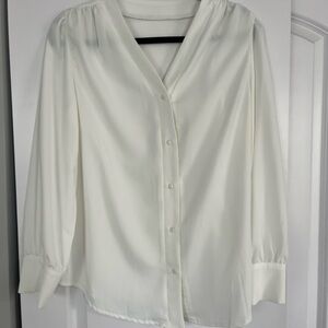 Elegant White Women's Blouse